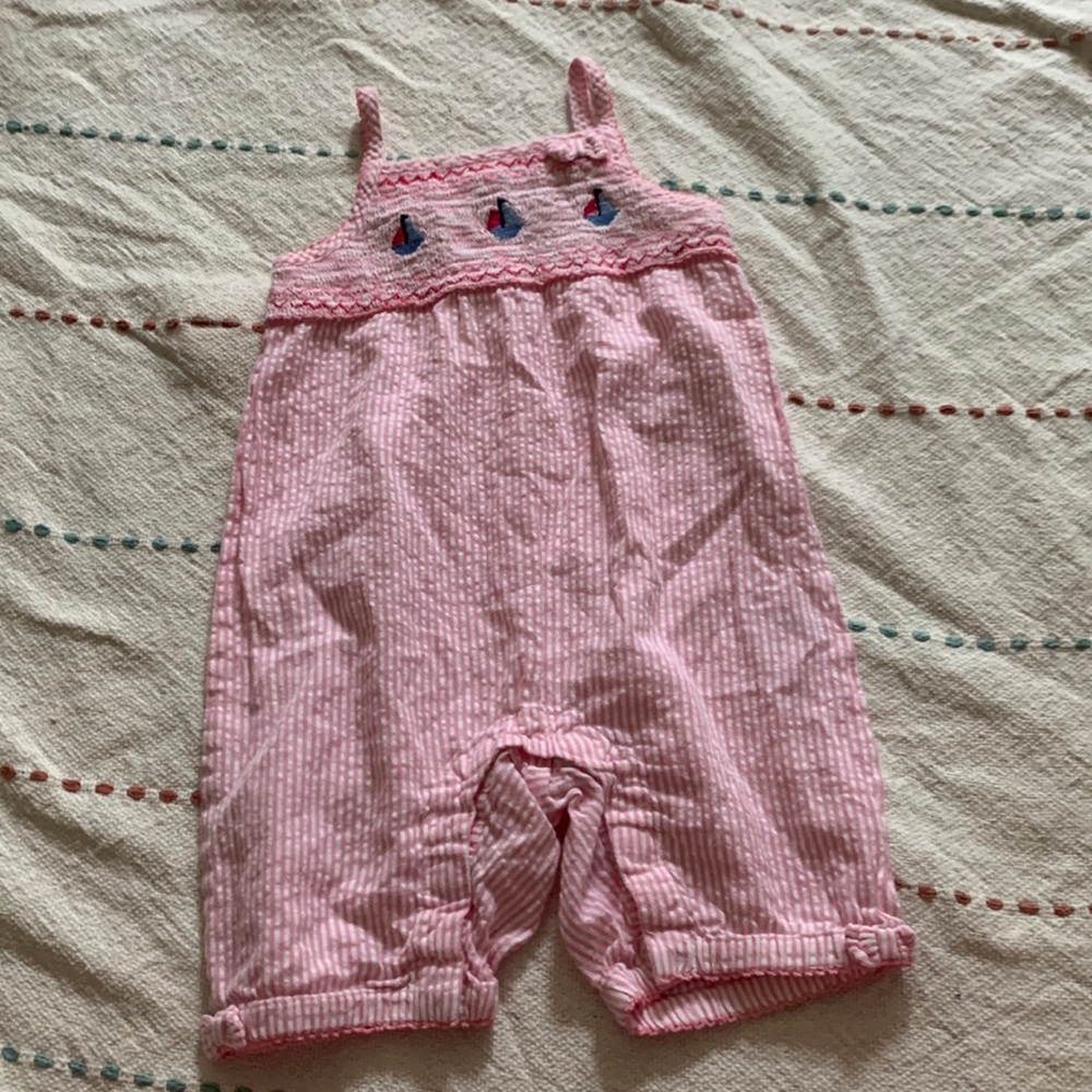 Seersucker romper